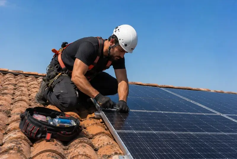 Maintenance et monitoring de panneaux solaires à Quinsac