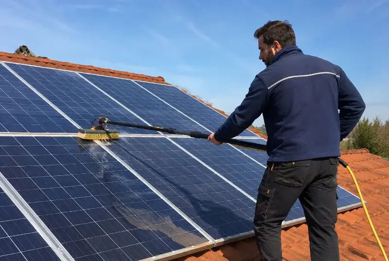 Nettoyage et entretien de panneaux solaires à Quinsac